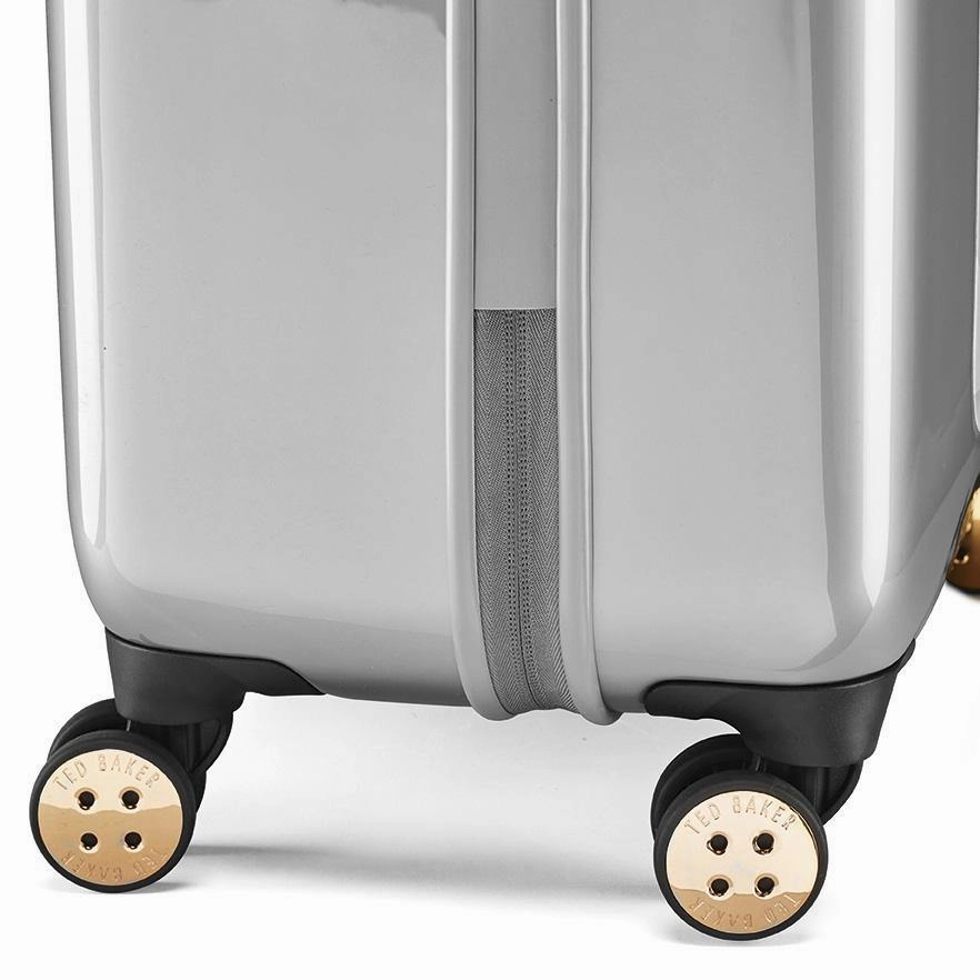 Ted baker Women's Hardside Checked-Large 4-Wheel Large Luggage