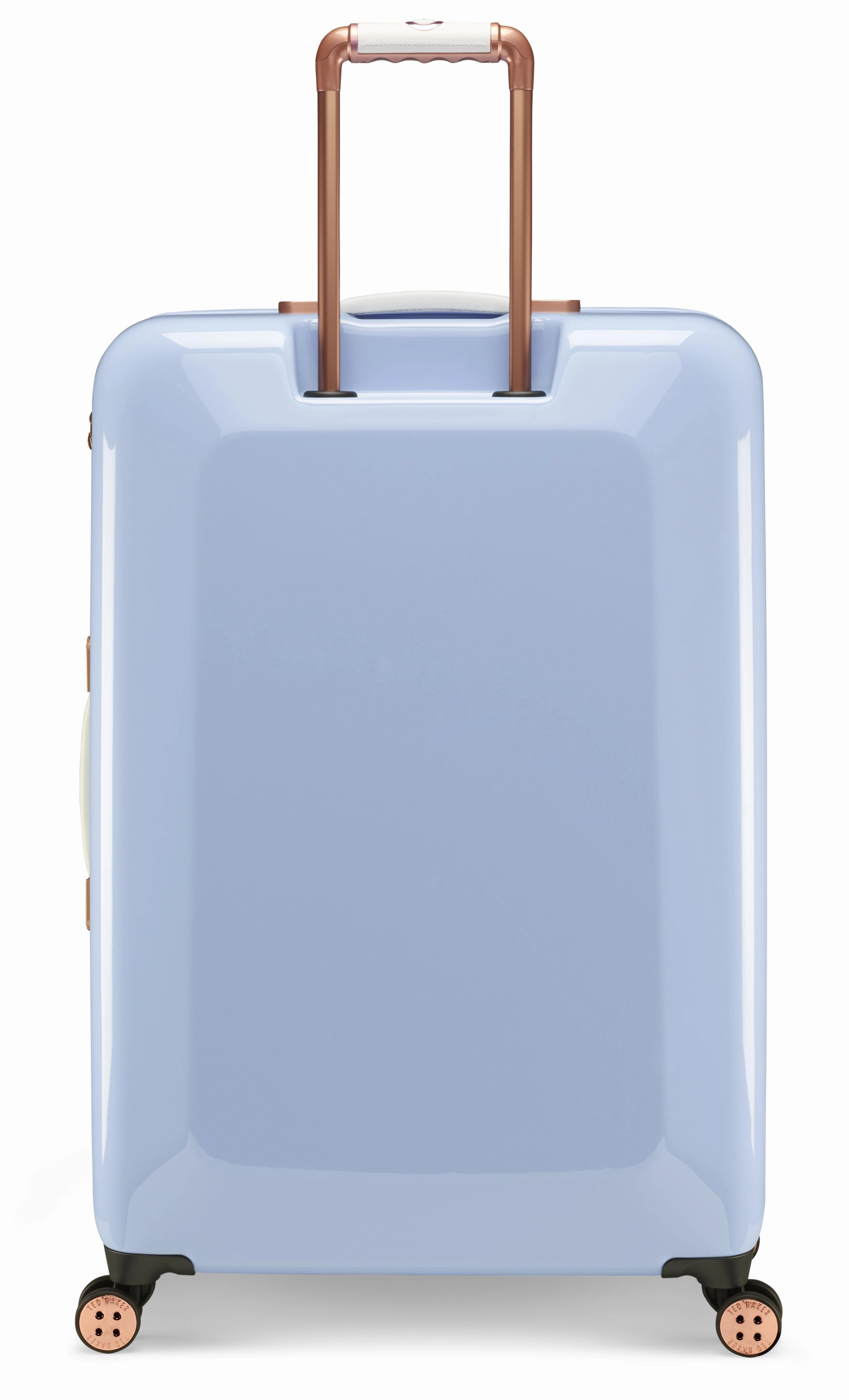 Ted baker Women's Hardside Checked-Large 4-Wheel Large Luggage