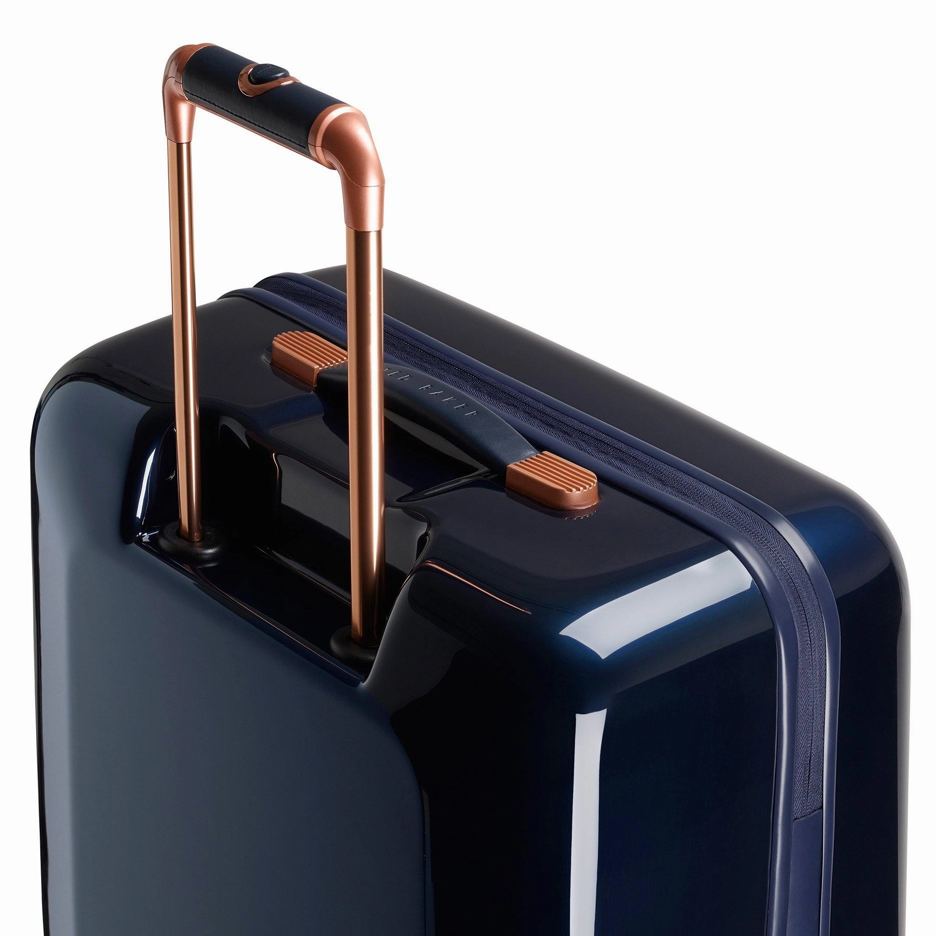 Ted baker Women's Hardside Checked-Medium 4-Wheel Medium Luggage