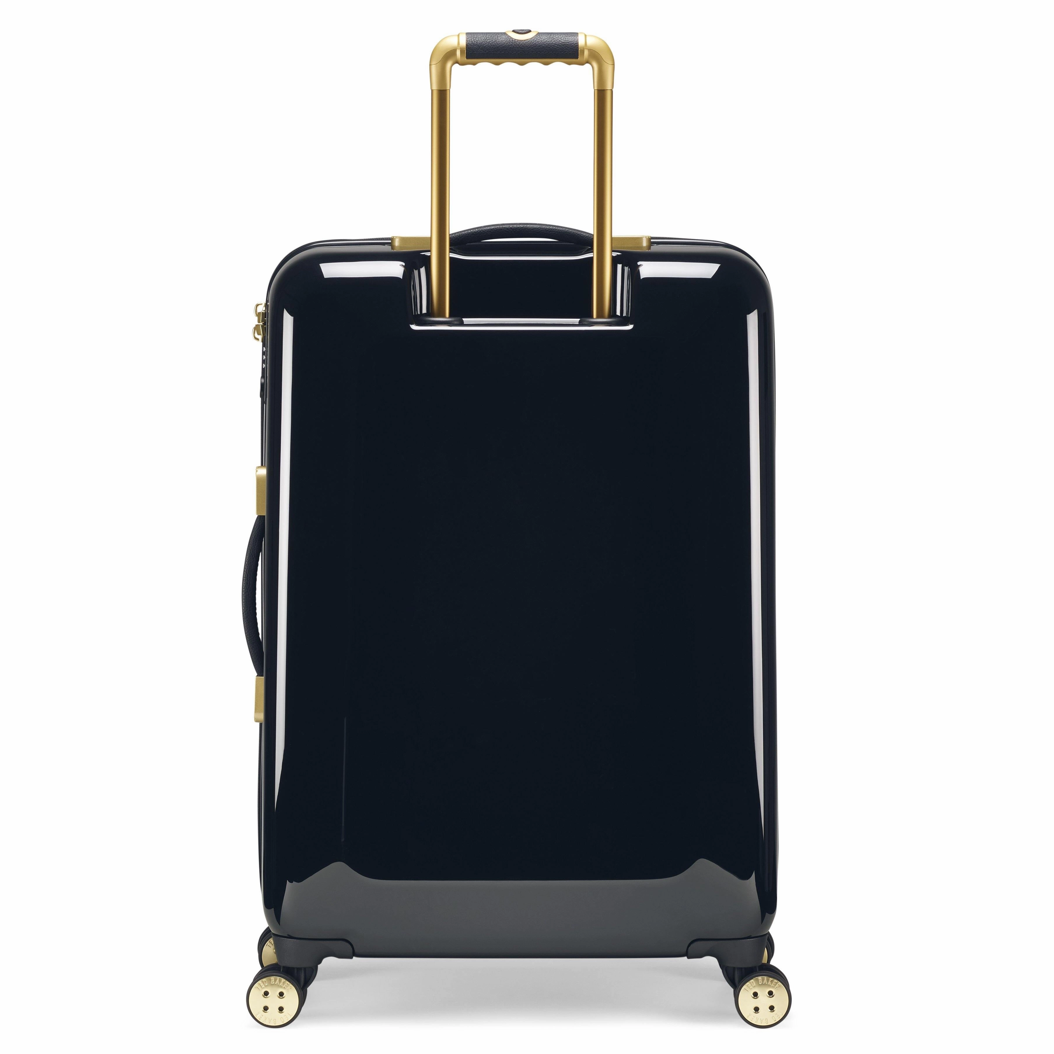 Ted baker Women's Hardside Checked-Medium 4-Wheel Medium Luggage