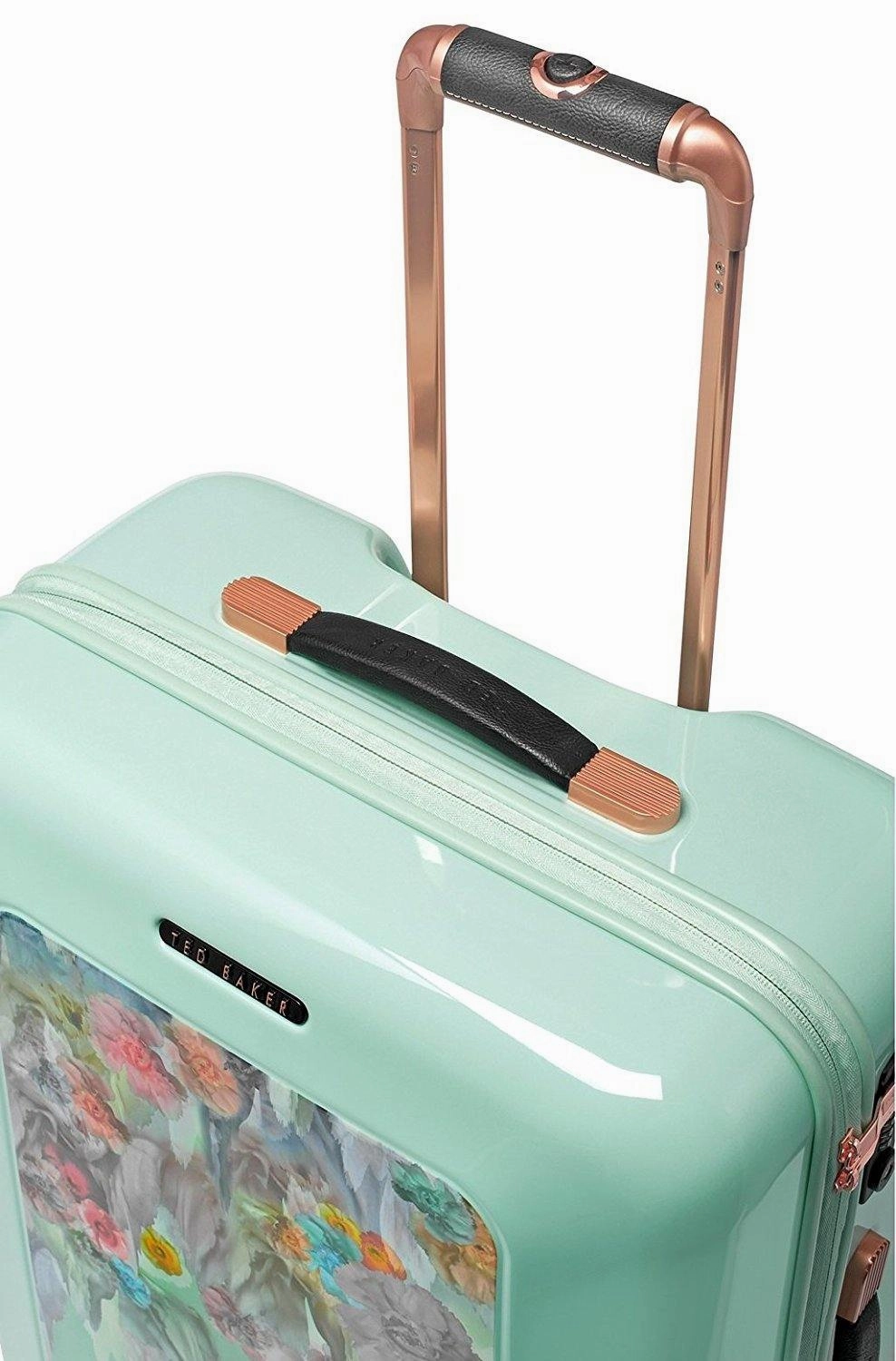 Ted baker Women's Hardside Checked-Medium 4-Wheel Medium Luggage