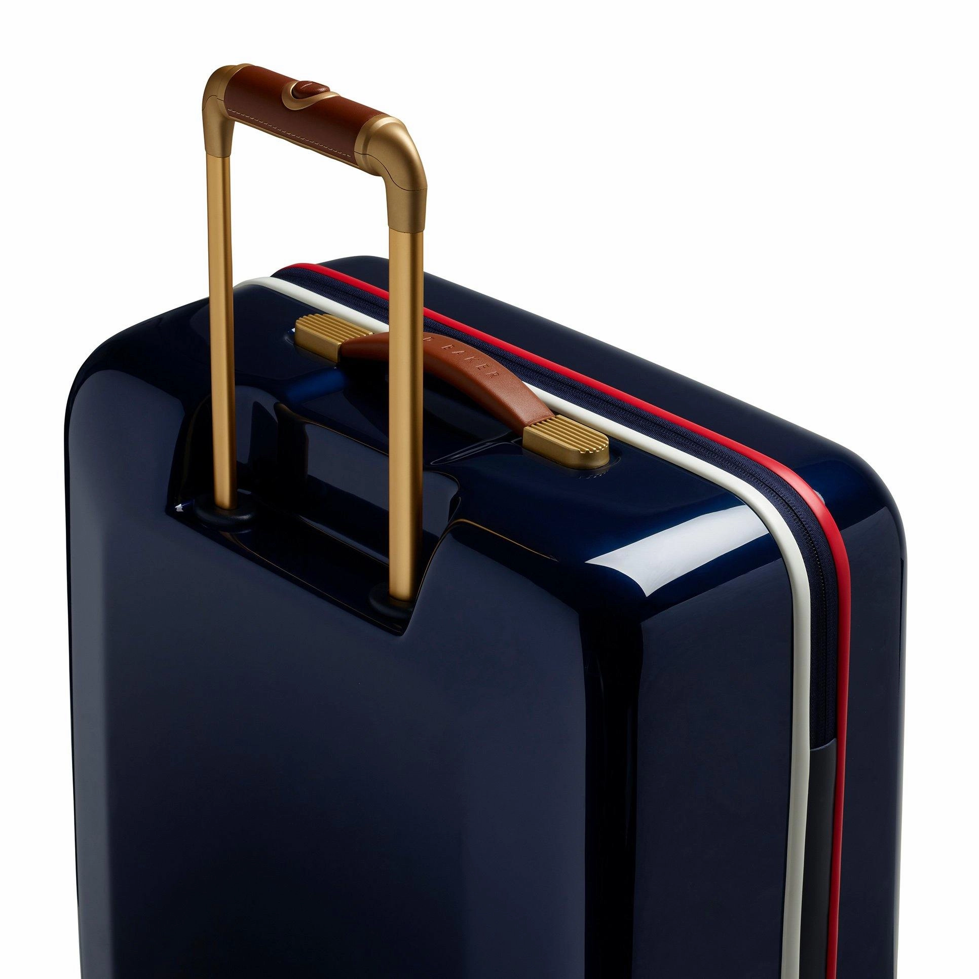 Ted baker Women's Hardside Checked-Medium 4-Wheel Medium Luggage