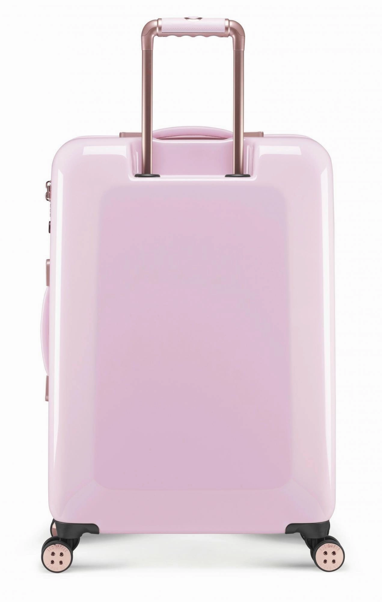 Ted baker Women's Hardside Checked-Medium 4-Wheel Medium Luggage
