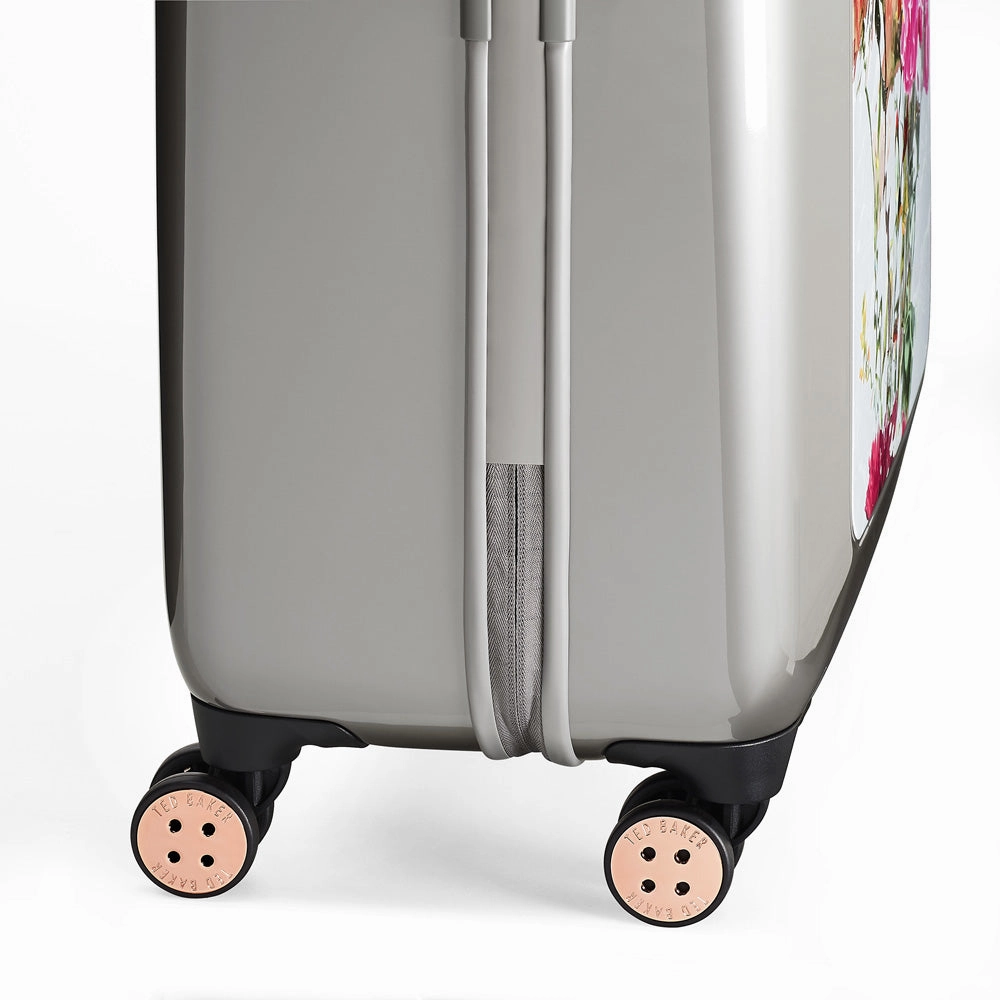 Ted baker Women's Hardside Checked-Medium 4-Wheel Medium Luggage