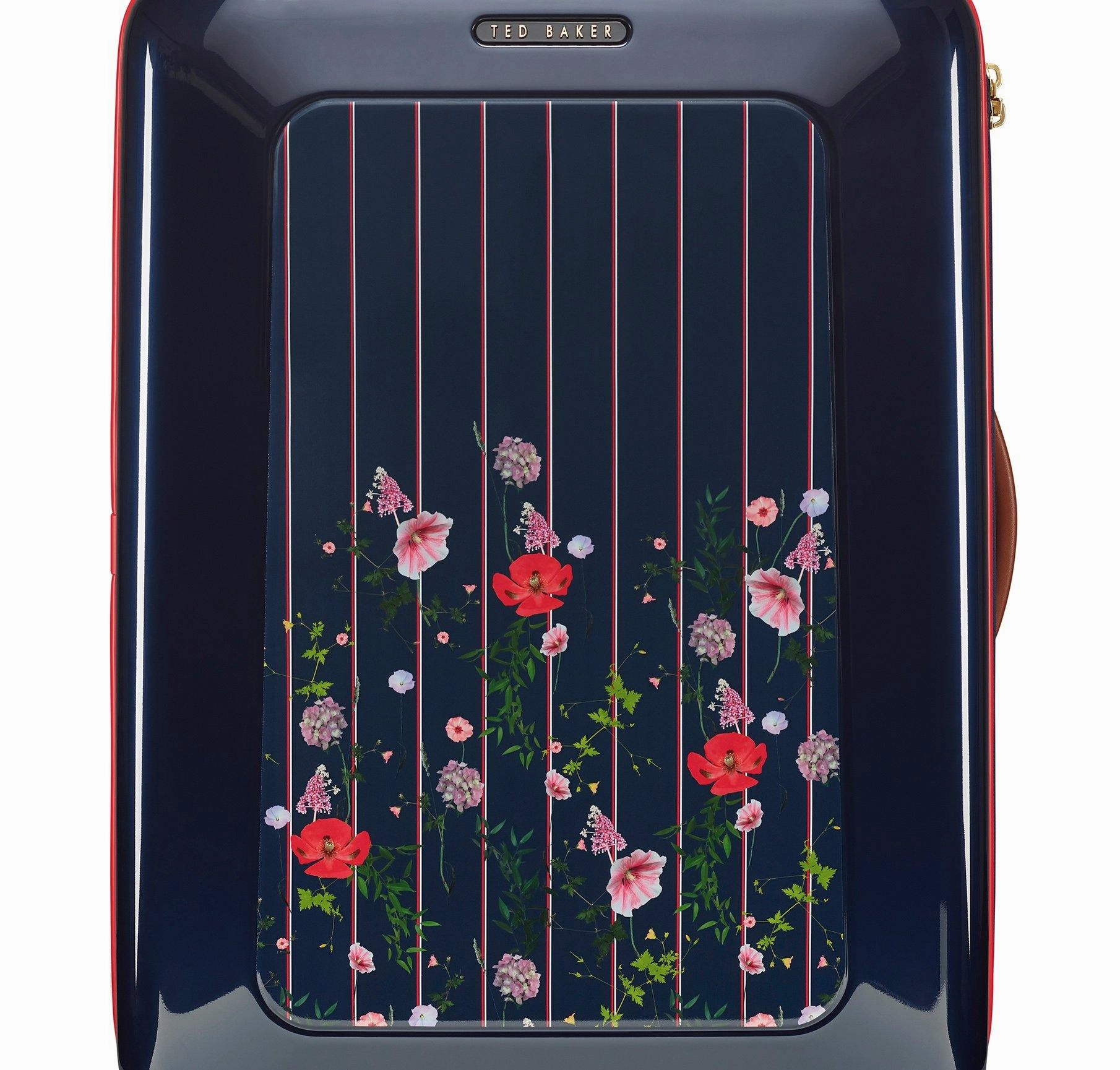 Ted baker Women's Hardside Checked-Medium 4-Wheel Medium Luggage