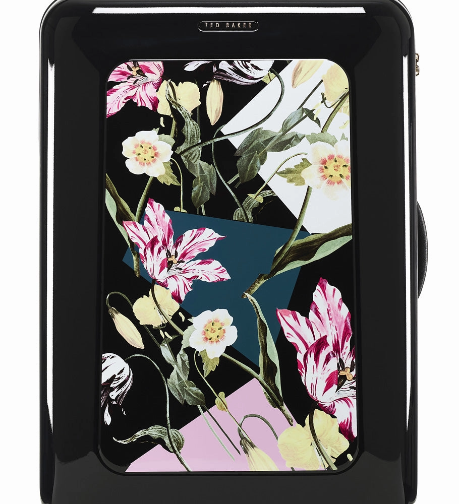 Ted baker Women's Hardside Checked-Medium 4-Wheel Medium Luggage