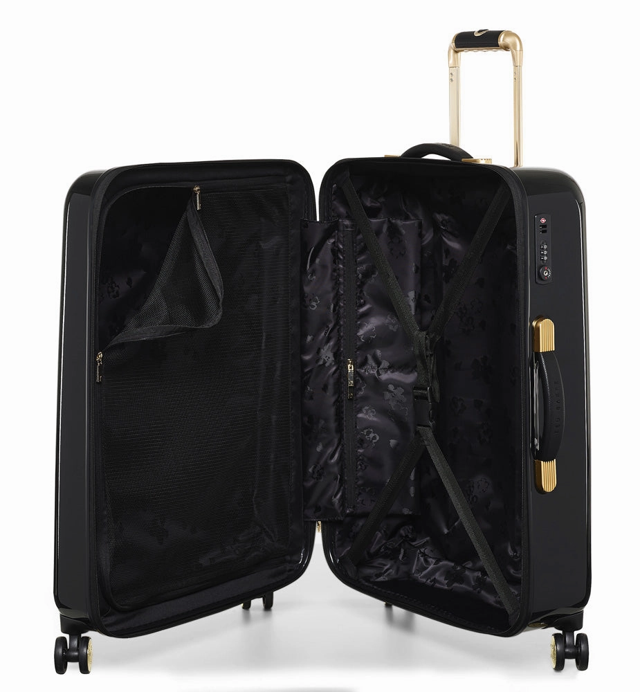 Ted baker Women's Hardside Checked-Medium 4-Wheel Medium Luggage