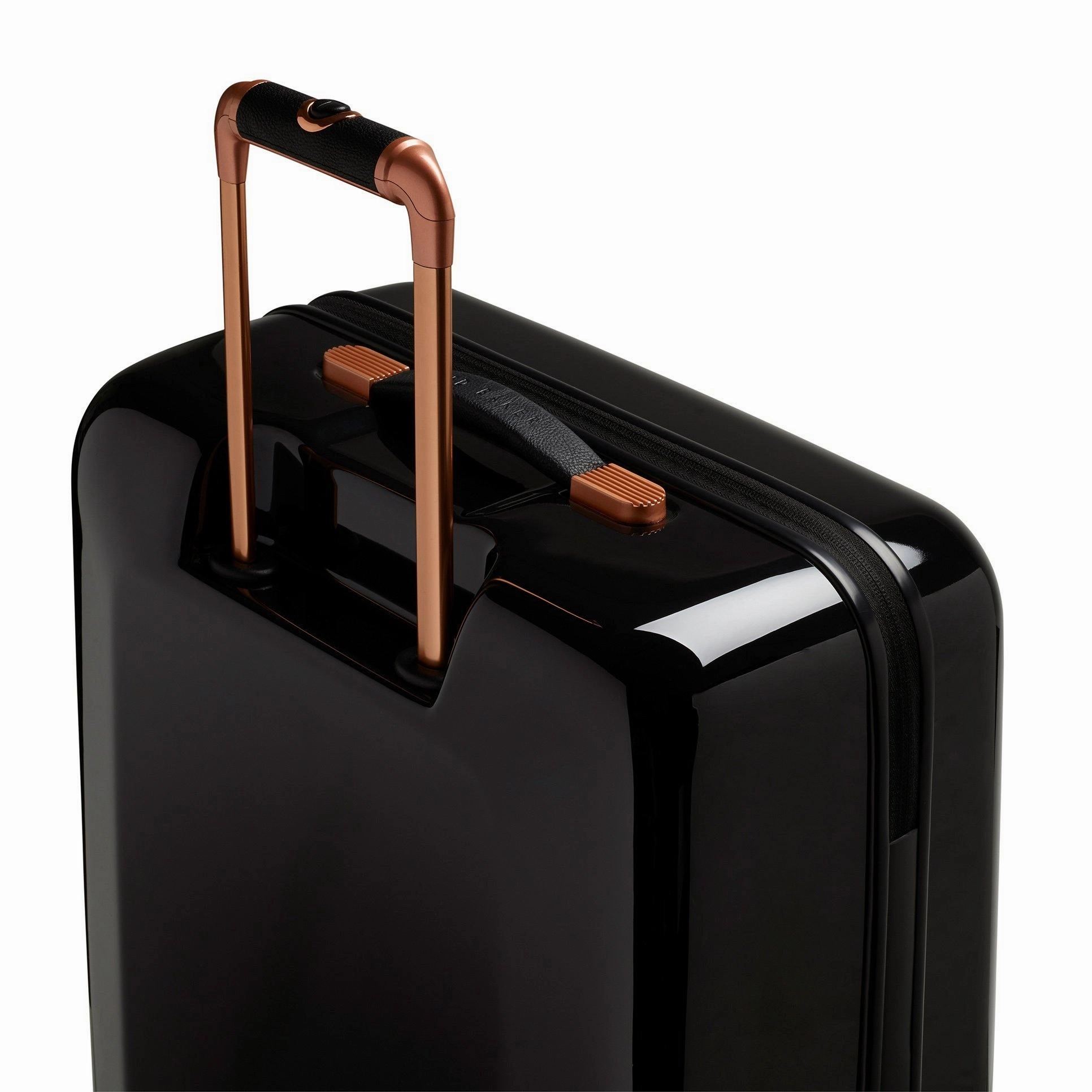 Ted baker Women's Hardside Checked-Medium 4-Wheel Medium Luggage