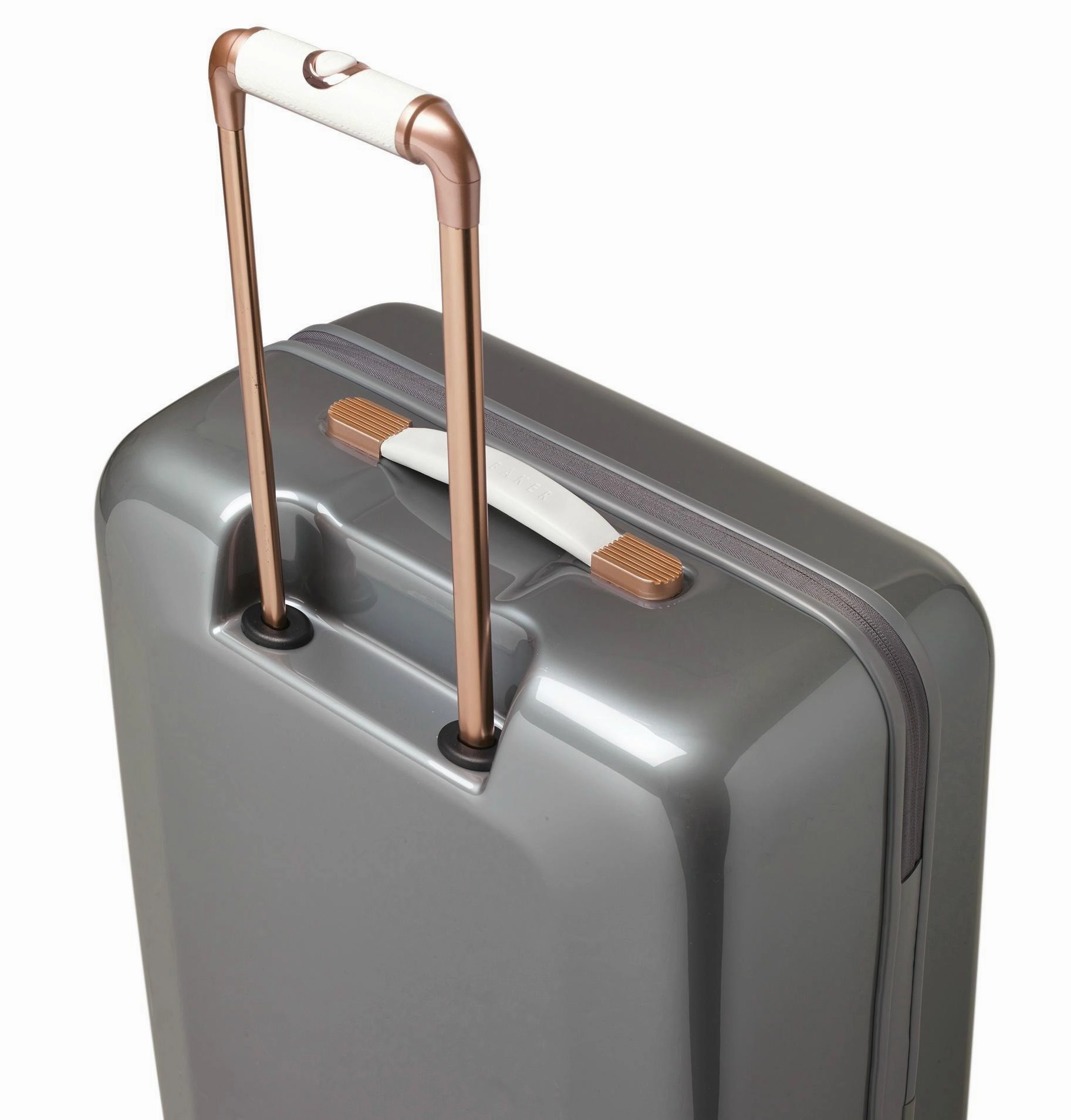Ted baker Women's Hardside Checked-Medium 4-Wheel Medium Luggage