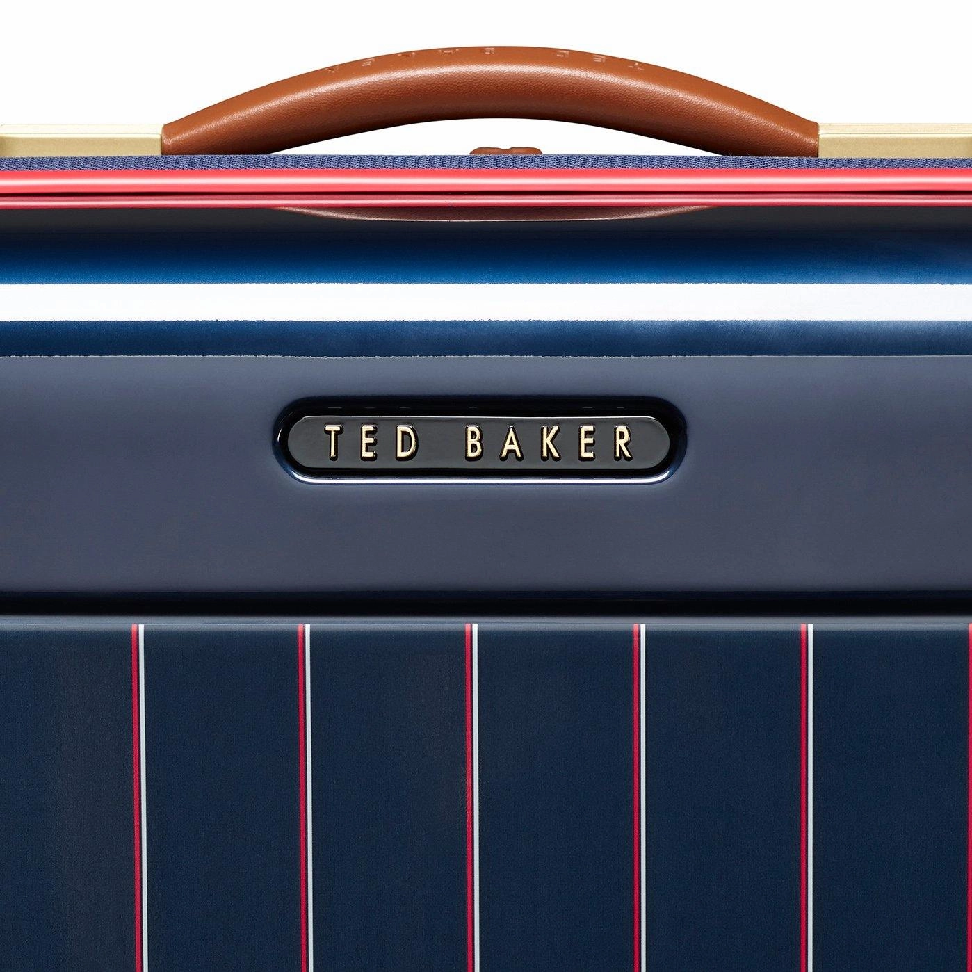 Ted baker Women's Hardside Checked-Medium 4-Wheel Medium Luggage