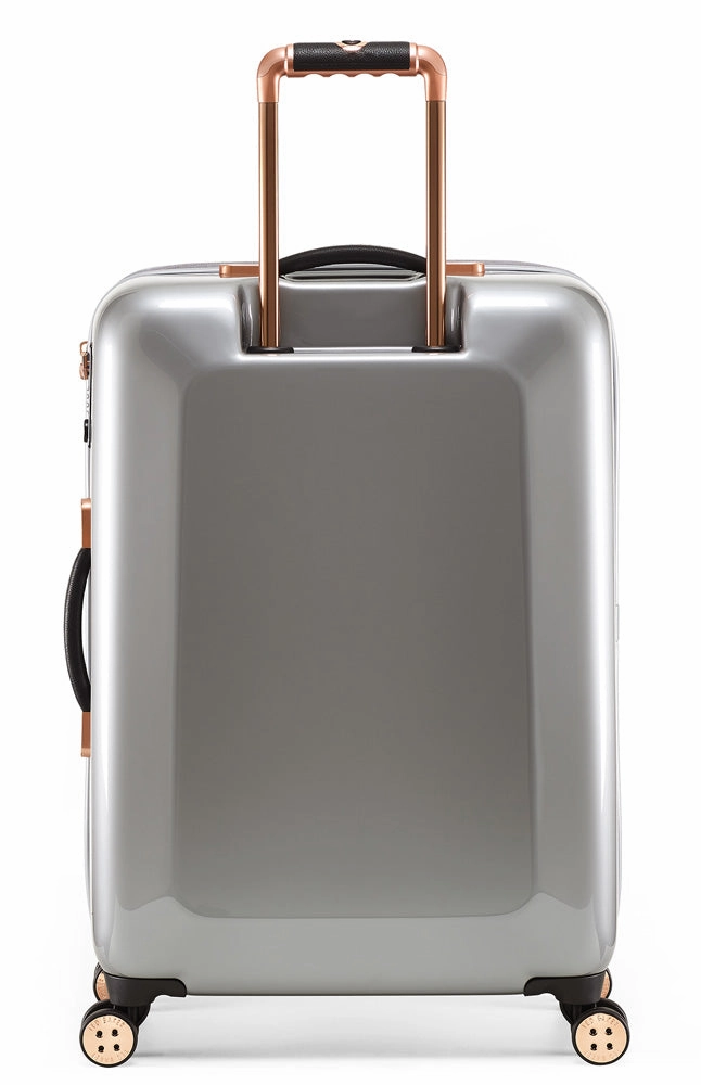 Ted baker Women's Hardside Checked-Medium 4-Wheel Medium Luggage