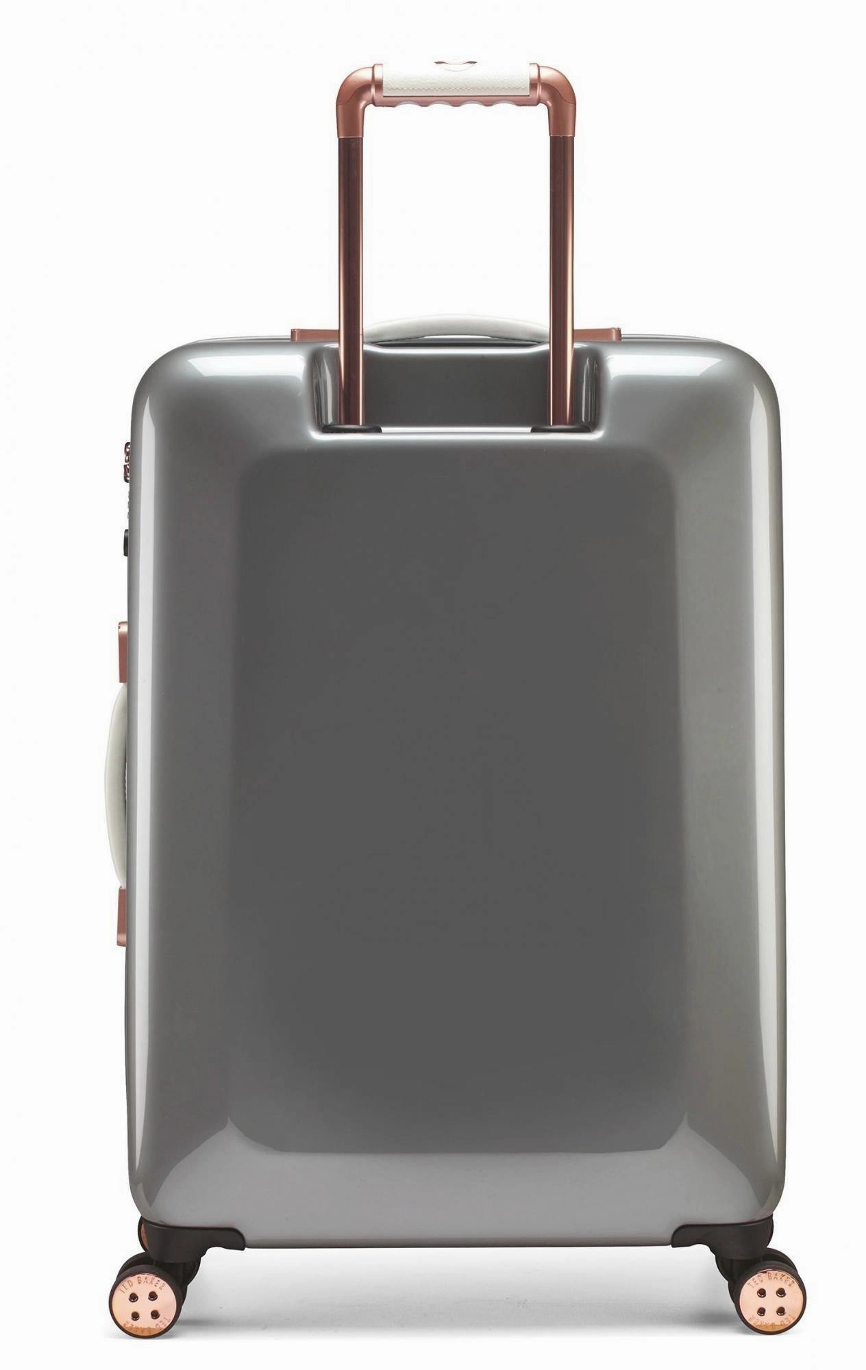 Ted baker Women's Hardside Checked-Medium 4-Wheel Medium Luggage