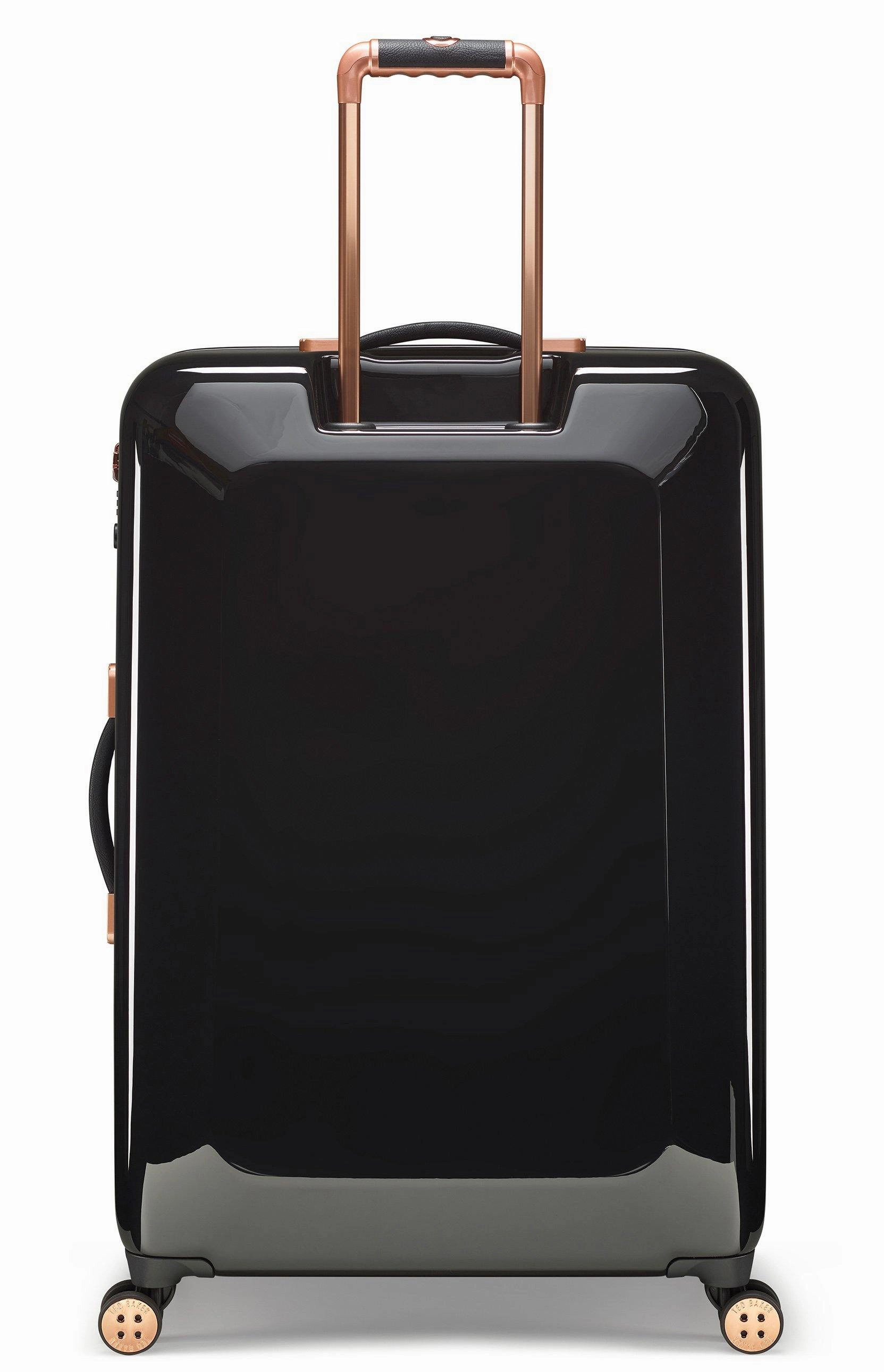 Ted baker Women's Hardside Checked-Medium 4-Wheel Medium Luggage