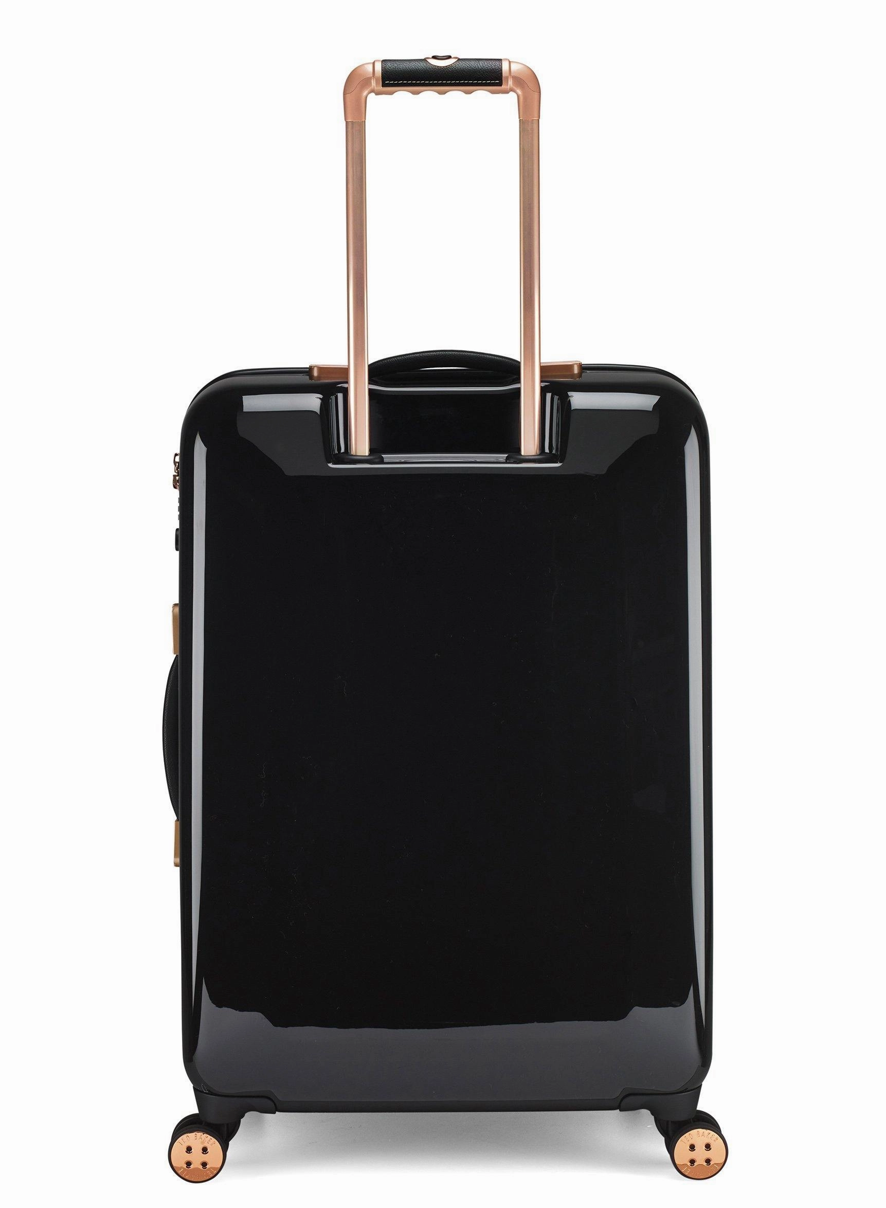 Ted baker Women's Hardside Checked-Medium 4-Wheel Medium Luggage