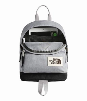 The North Face Mini Mini Berkeley, Mid Grey Light Heather/TNF Black Heather, OS