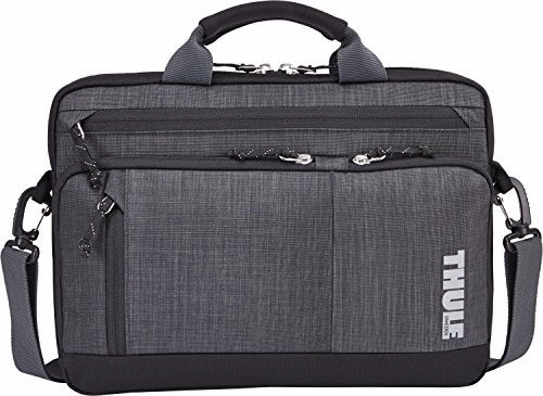 Thule Stravan Tsda-115 Nylon Deluxe Attache 15" Macbook Laptop Notebook Bag - Gray