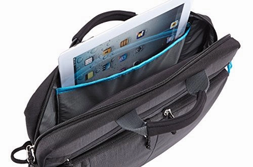 Thule Stravan Tsda-115 Nylon Deluxe Attache 15" Macbook Laptop Notebook Bag - Gray