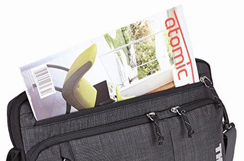 Thule Stravan Tsda-115 Nylon Deluxe Attache 15" Macbook Laptop Notebook Bag - Gray