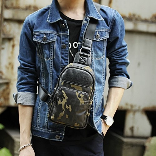 Tidog Casual Camouflage Man Fashon Chest Bag