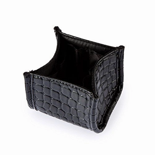 Tinksky Alligator Pattern Makeup Brushes Organizer Storage Holder Case Box Organizer Home