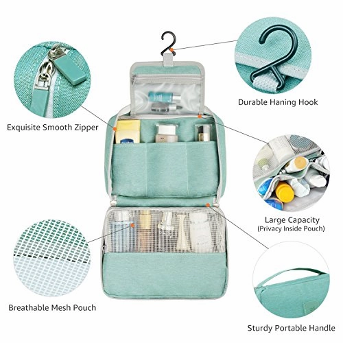 Toiletry Bag Travel Toiletries Bag Sturdy Hanging Organizer For Women Men