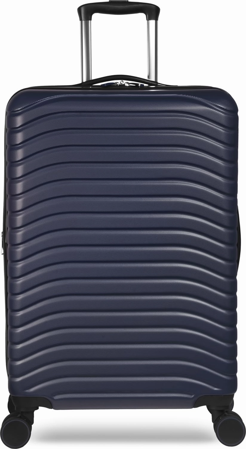 TOTAL TRAVELWARE Everest Expandable Hardsided Spinner, 24-Inch Checked Medium