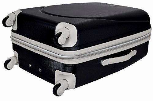 TPRC 3 Piece "Barnet Collection" Hardside Expandable Spinner Luggage Set, Black Color Option
