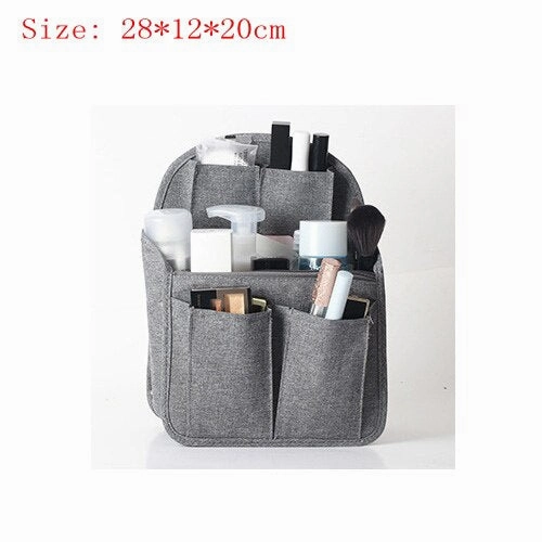 Travel Backpack liner Organizer Insert Bag in Bag Compartment sorting bag packing cubes Handbag Storage Travel accessories