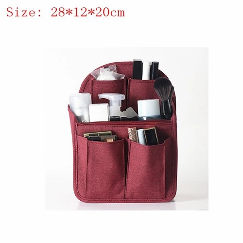 Travel Backpack liner Organizer Insert Bag in Bag Compartment sorting bag packing cubes Handbag Storage Travel accessories