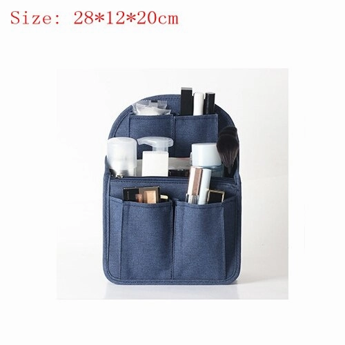 Travel Backpack liner Organizer Insert Bag in Bag Compartment sorting bag packing cubes Handbag Storage Travel accessories