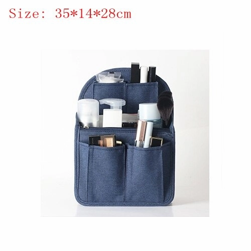 Travel Backpack liner Organizer Insert Bag in Bag Compartment sorting bag packing cubes Handbag Storage Travel accessories