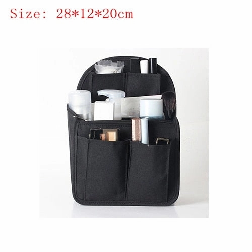 Travel Backpack liner Organizer Insert Bag in Bag Compartment sorting bag packing cubes Handbag Storage Travel accessories