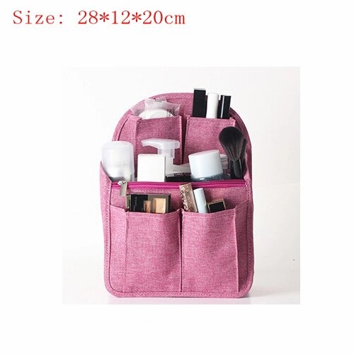 Travel Backpack liner Organizer Insert Bag in Bag Compartment sorting bag packing cubes Handbag Storage Travel accessories