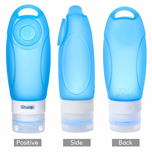 Travel Bottles Set - Kitdine Bpa Free Leak Proof Tsa Airline Approved Silicone Squeezable And