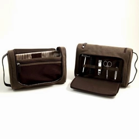 Travel Toiletry Bag With 5 Piece Manicure Set By Bey-Berk
