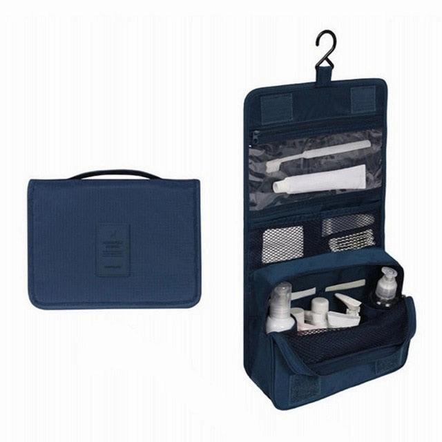 Travel Waterproof Portable Women Cosmetic Organizer Pouch Hanging Wash Bags  Man Toiletry Bag