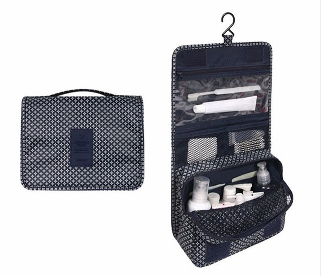 Travel Waterproof Portable Women Cosmetic Organizer Pouch Hanging Wash Bags  Man Toiletry Bag