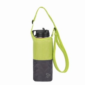 Travelon Packable Water Bottle Tote - Lime/Gray