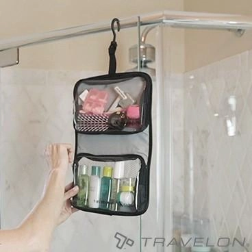 Travelon Wet/Dry 1 Quart Bag With Plastic Bottles
