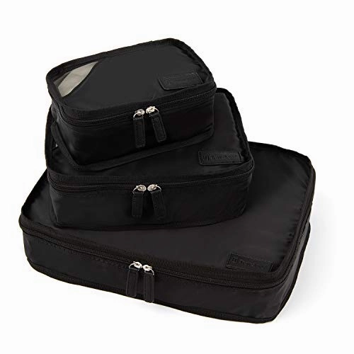 Travelpro Essentials 3 Packing Cube Set (Small/Medium/Large), Black