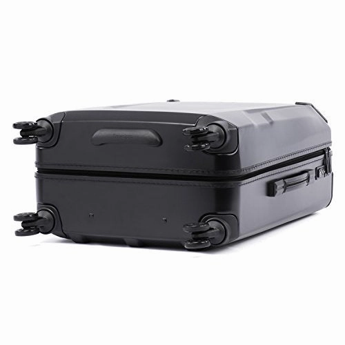 Travelpro Luggage Crew 11 25" Polycarbonate Hardside Spinner Suitcase, Obsidian Black
