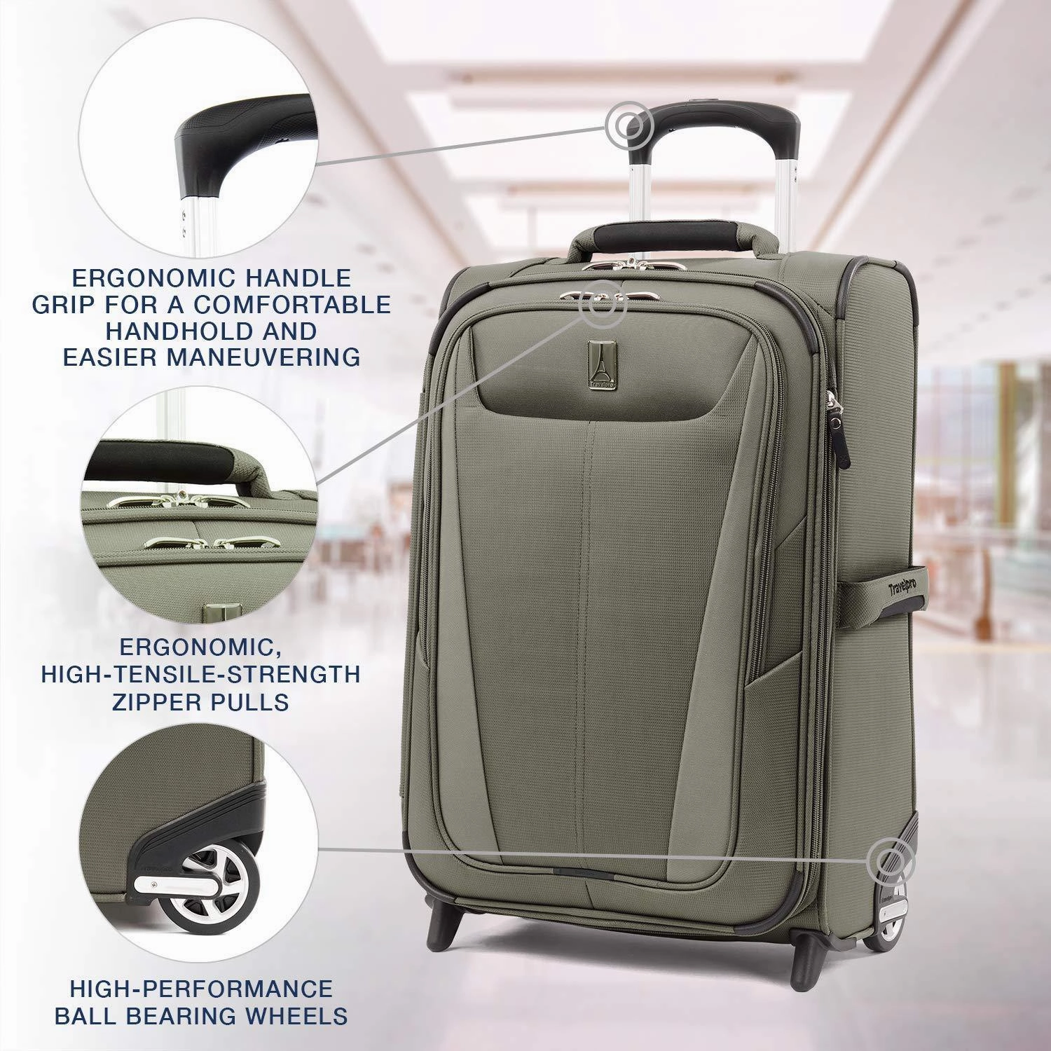 TravelPro Maxlite 5 22" 2-Wheel Carry-On Luggage