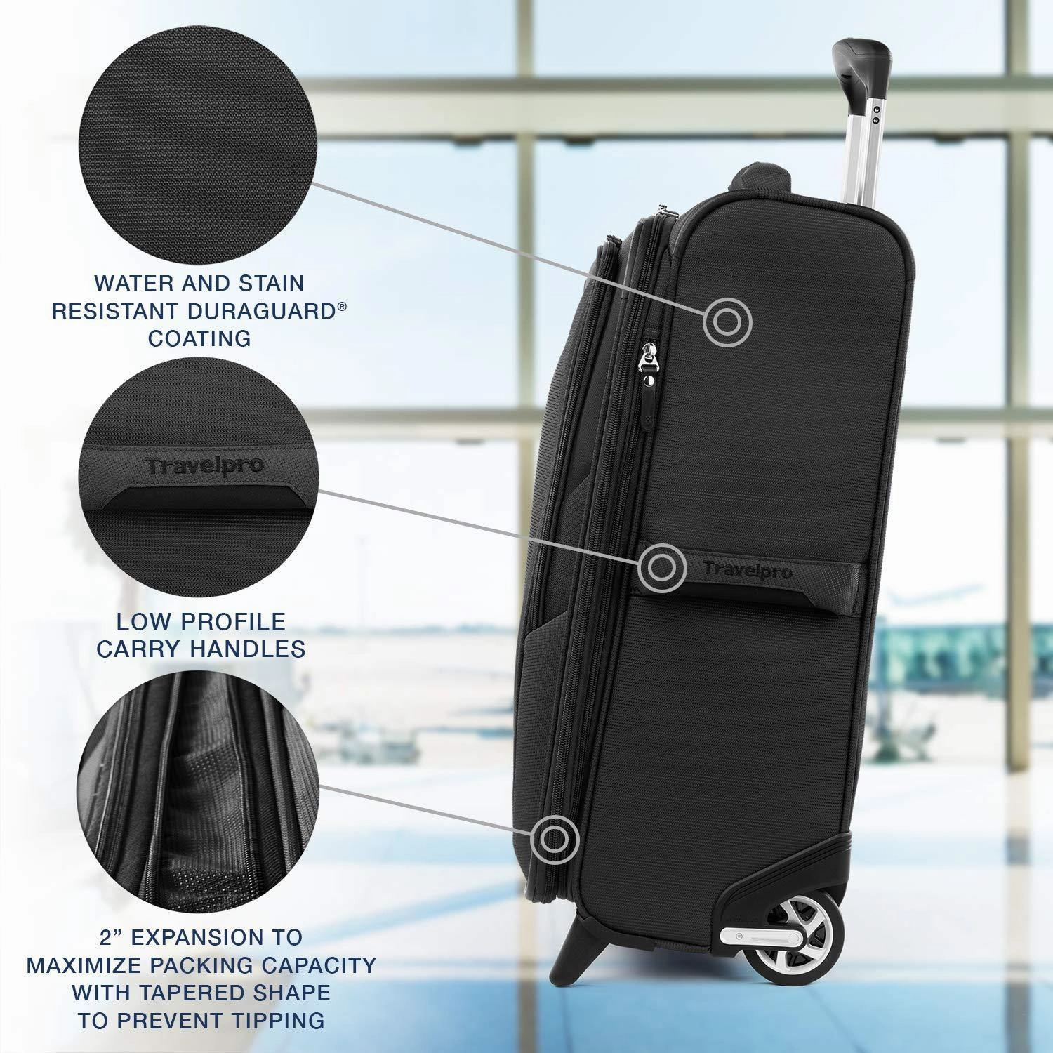 TravelPro Maxlite 5 22" 2-Wheel Carry-On Luggage