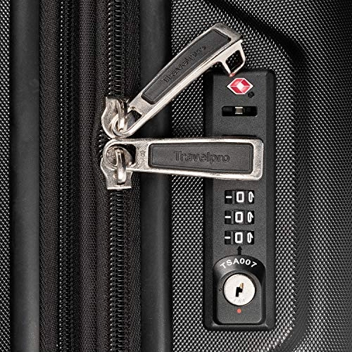 Travelpro Maxlite 5 Hardside 3-PC Set: Exp. C/O and 25-Inch Spinner with Travel Pillow (Black)