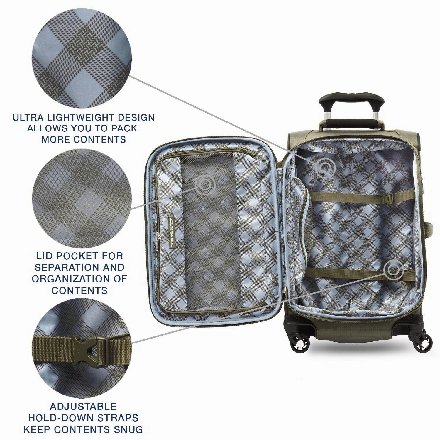 Travelpro Maxlite 5  Lightweight 21" Expandable Carry-On Spinner