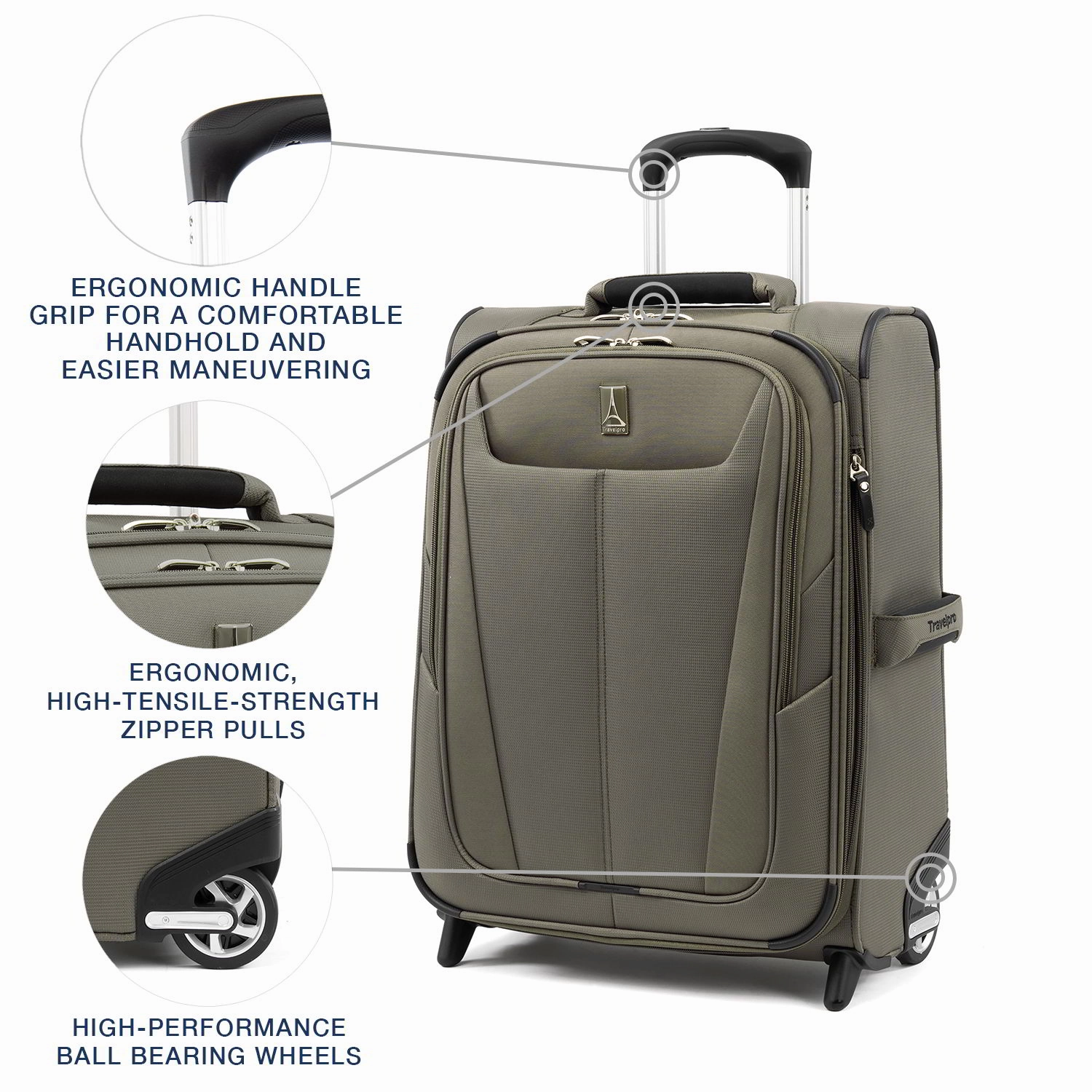 Travelpro Maxlite 5 Lightweight International Expandable Carry-On Rollaboard (2-Wheeled)