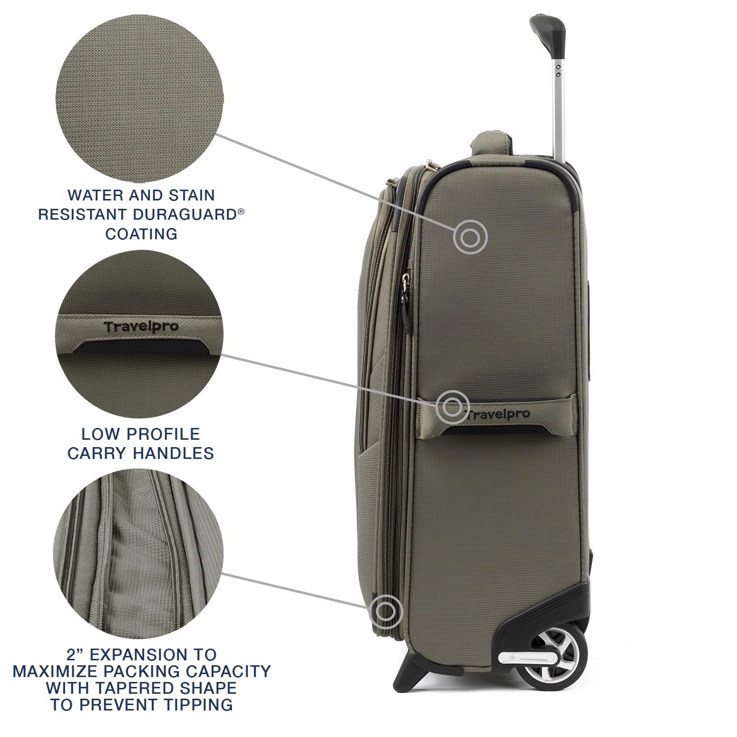 Travelpro Maxlite 5 Lightweight International Expandable Carry-On Rollaboard (2-Wheeled)