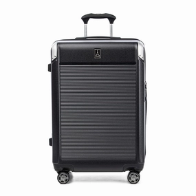 Travelpro Platinum Elite Checked Medium 25-Inch Hardside Expandable Spinner Wheel Luggage TSA Lock Hard Shell Polycarbonate Suitcase