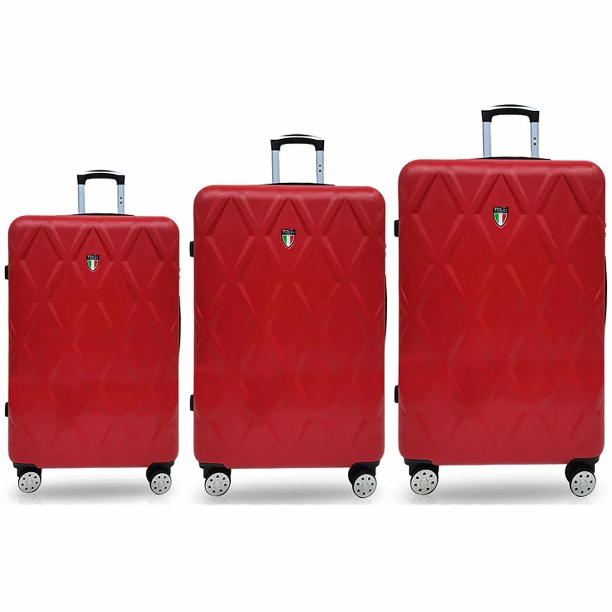 Tucci Alveare T0328 ABS 3pc Luggage Set
