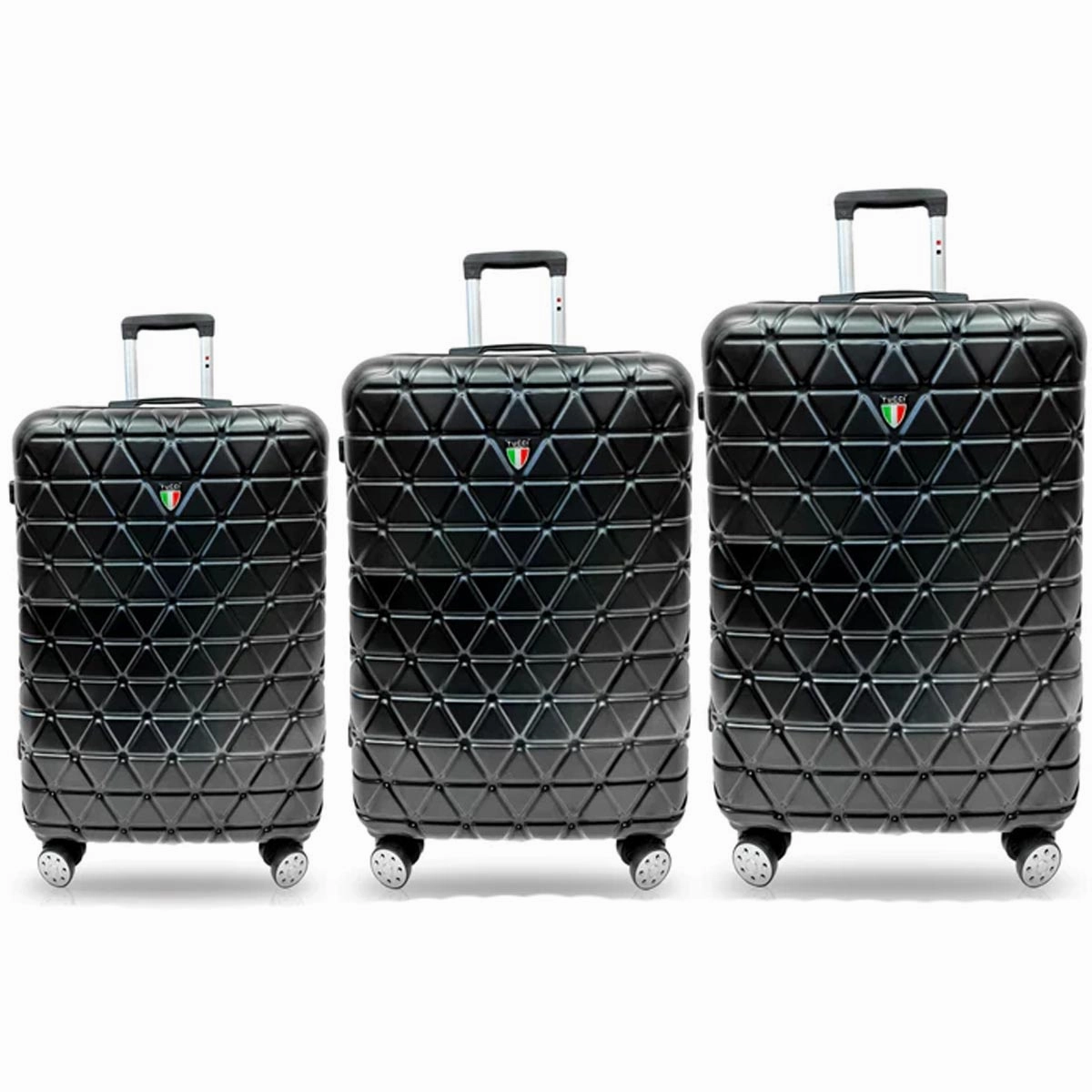 Tucci Tessere T0325 ABS 3pc Luggage Set